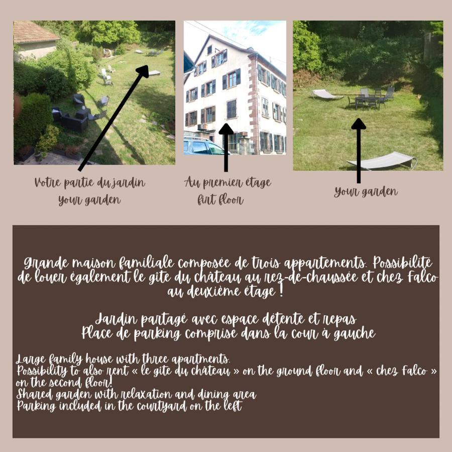 Gite Chez Lulu Proche Du Chateau De Schirmeck Lägenhet Exteriör bild
